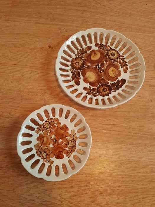 Ręcznie malowana kultowa porcelana prl, fajans Włocławek ,Koło