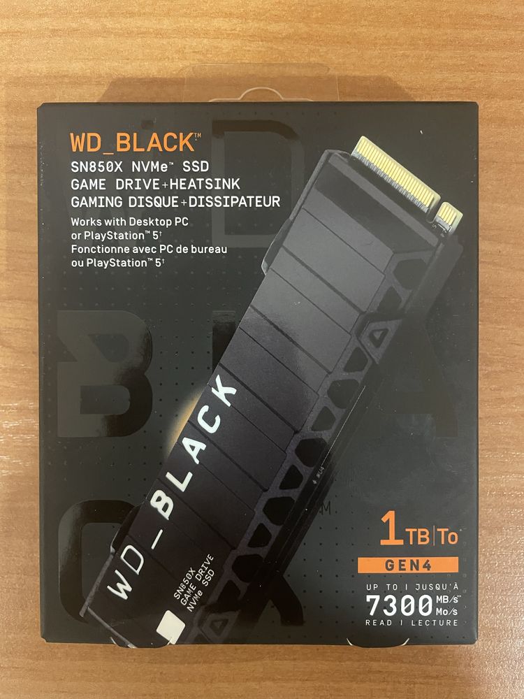 SSD Накопитель Western Digital Black SN850X 1TB