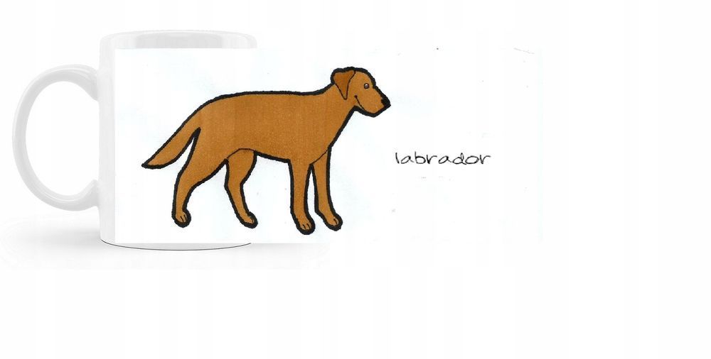 Kubek Z Nadrukiem Rasy Psów Labrador + pudełko