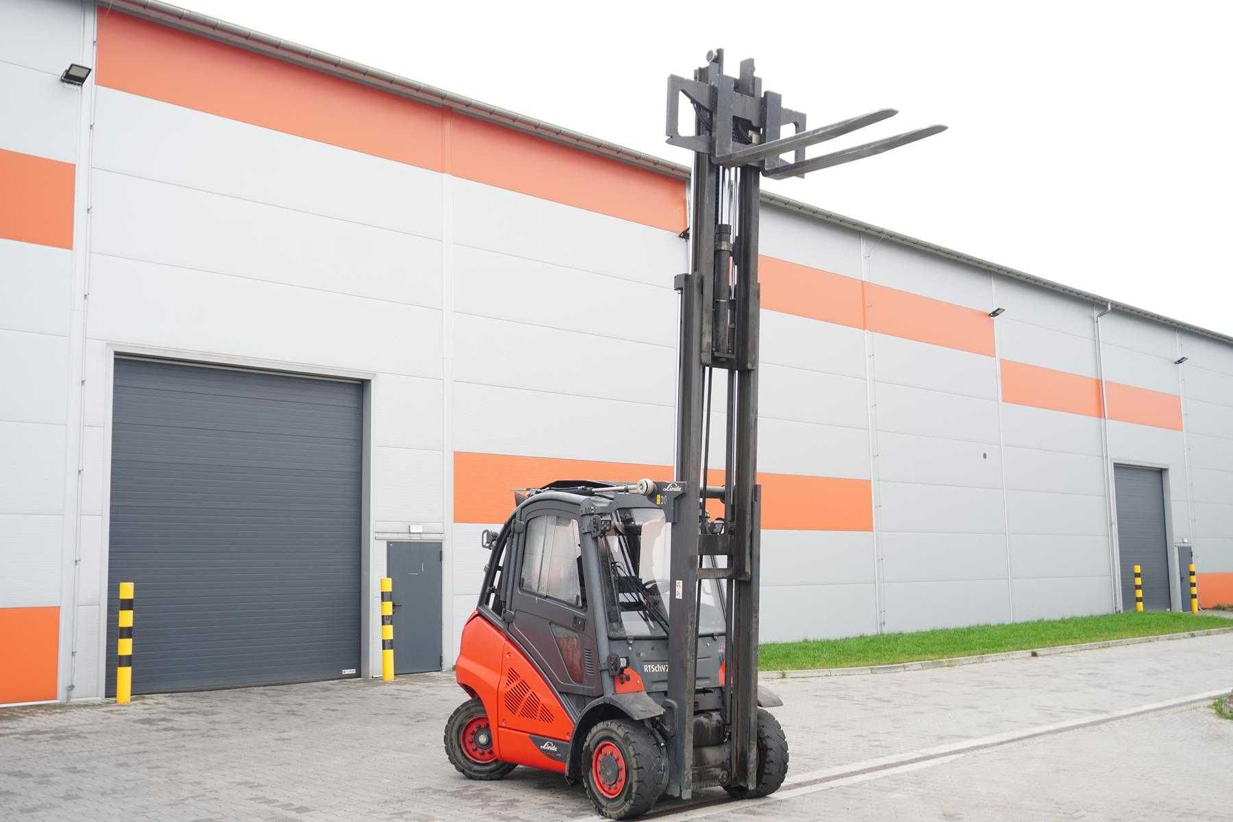 Linde H40T-02 EVO , Fotel obrotowy , klima , wolny skok , triplex