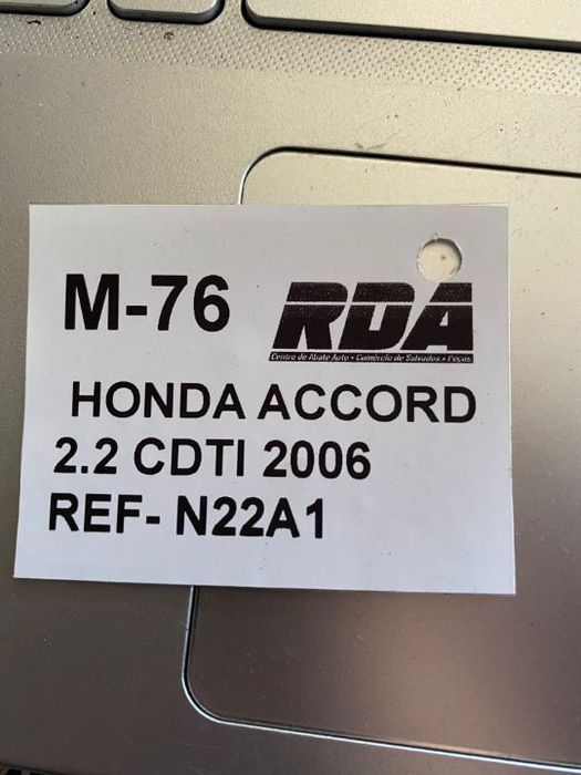 M76 Motor Honda Accord 2.2 Cdti De 2006 Ref- N22A1