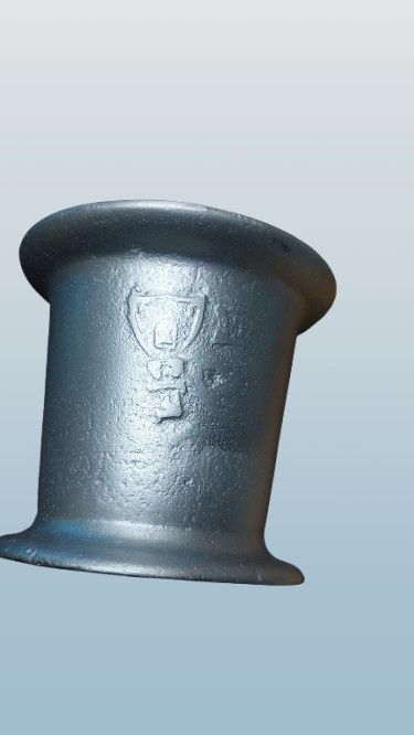 Ступка алюминиевая с пестиком в идеальном состоянии