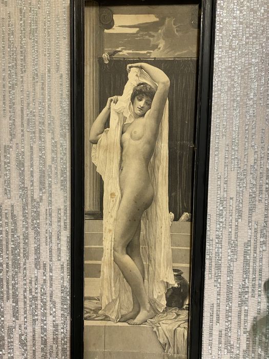 Картина,Портрет. Живопись,Акварель,Винтаж.Редкость.