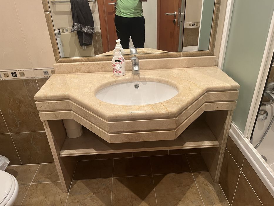 Casa de banho em mármore