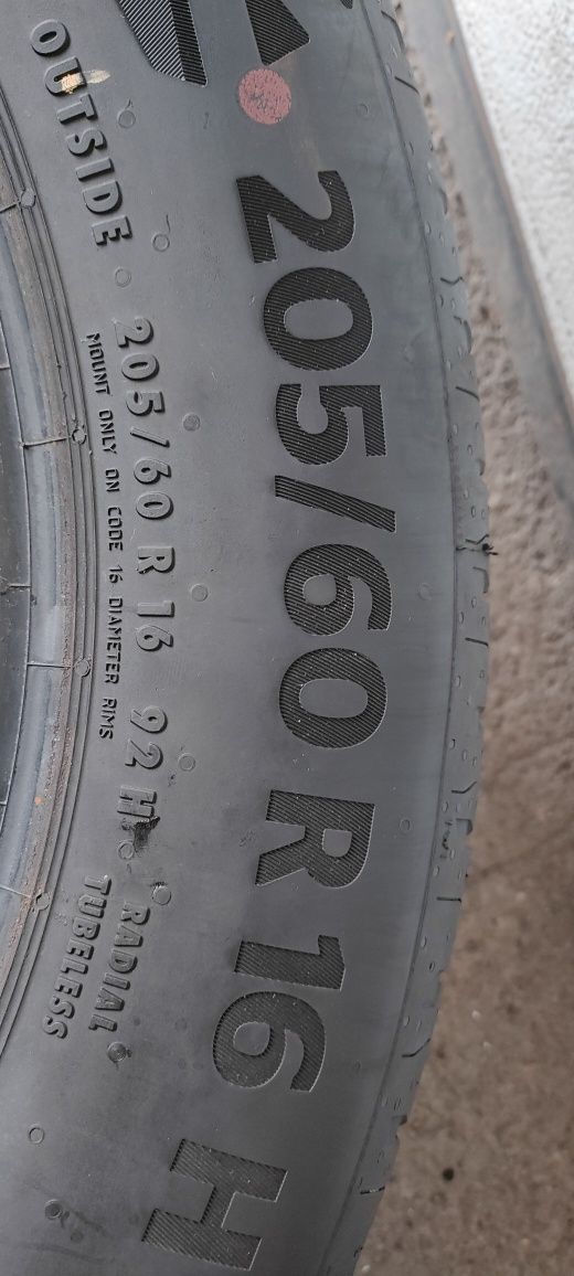 CONTINENTAL 205/60 R16, Lato , 2szt, 2023r