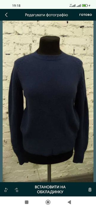 Свитер Benetton кофта шерсть