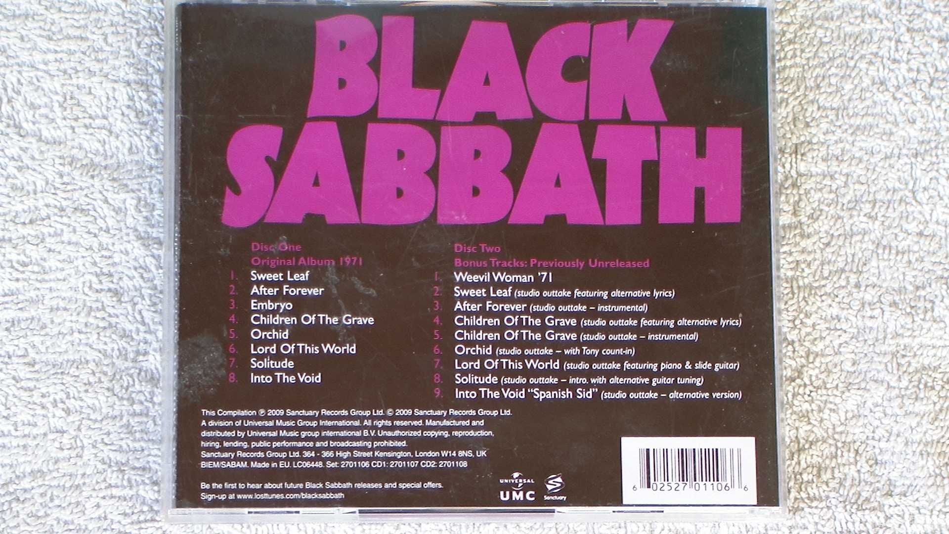 2CD Black Sabbath " Master Of Reality"