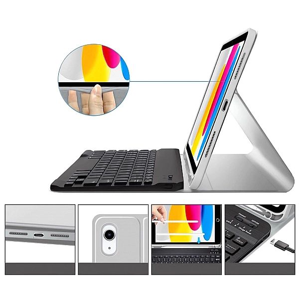 Etui Tech-Protect SC Pen + Keyboard na iPad 10.9" 2022 (10 gen.) / 11"