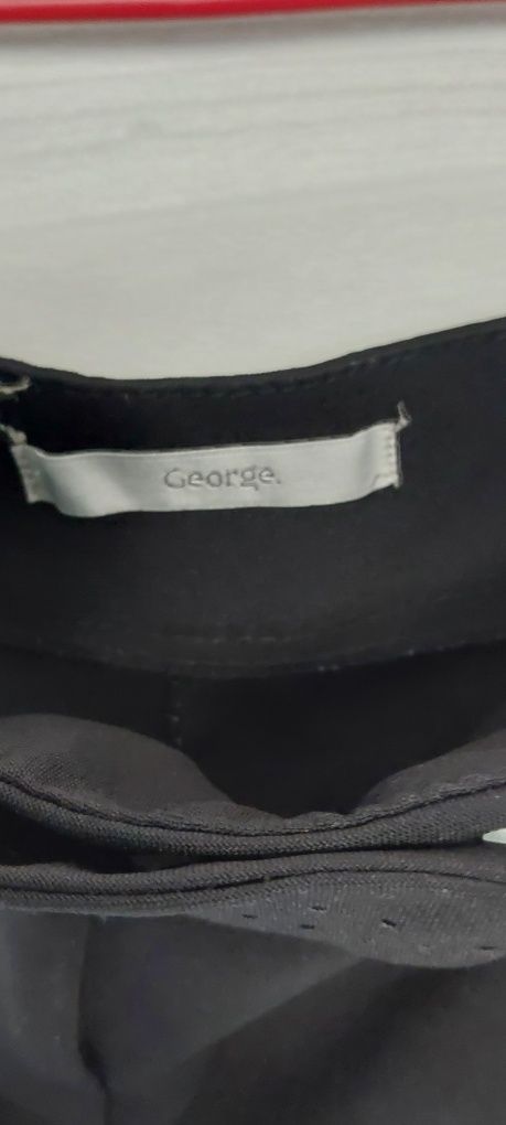 Spodnie czarne garniturowe george xl xxl