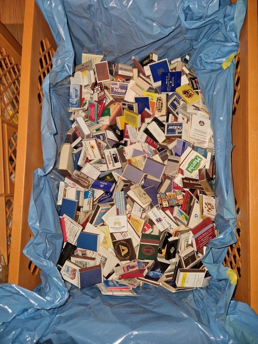 Coleção de caixas de fósforos