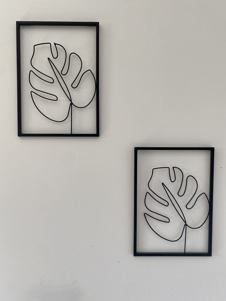 Dekoracja ścienna monstera