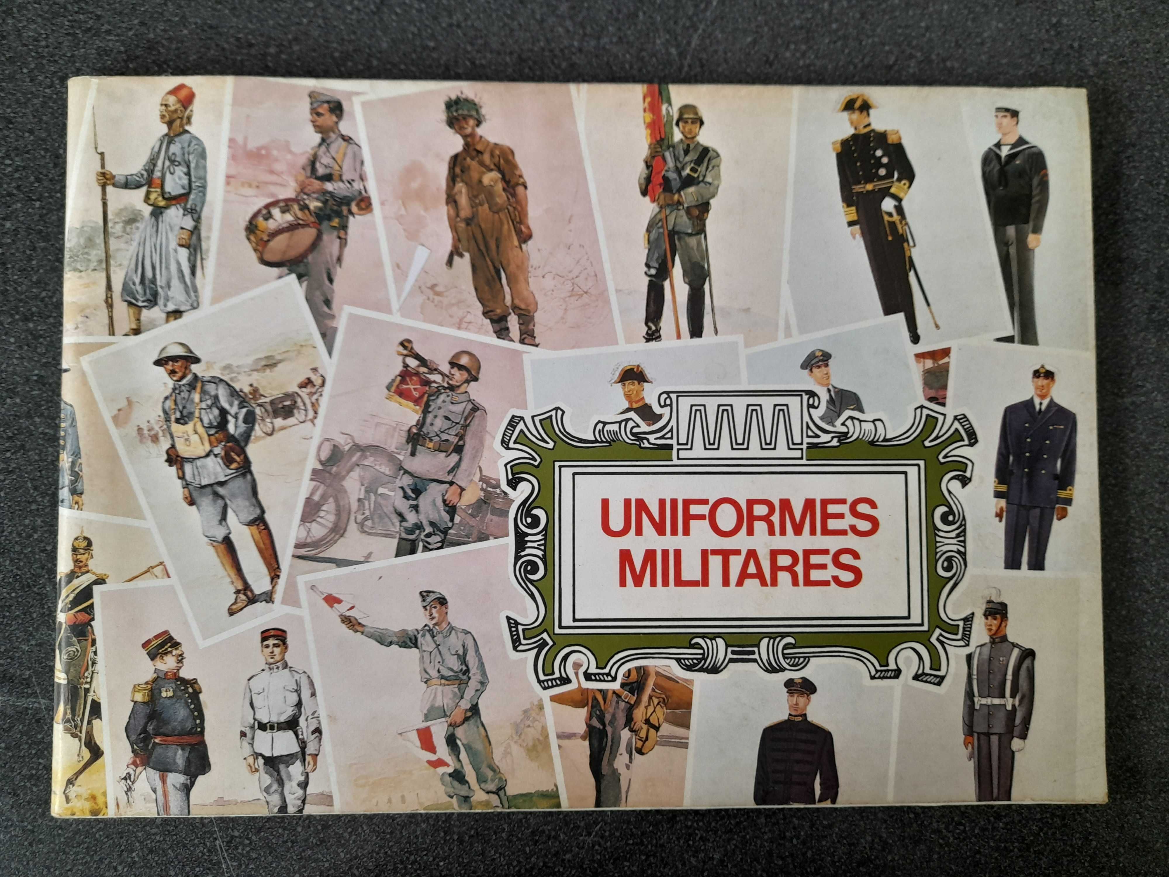 caderneta uniformes militares