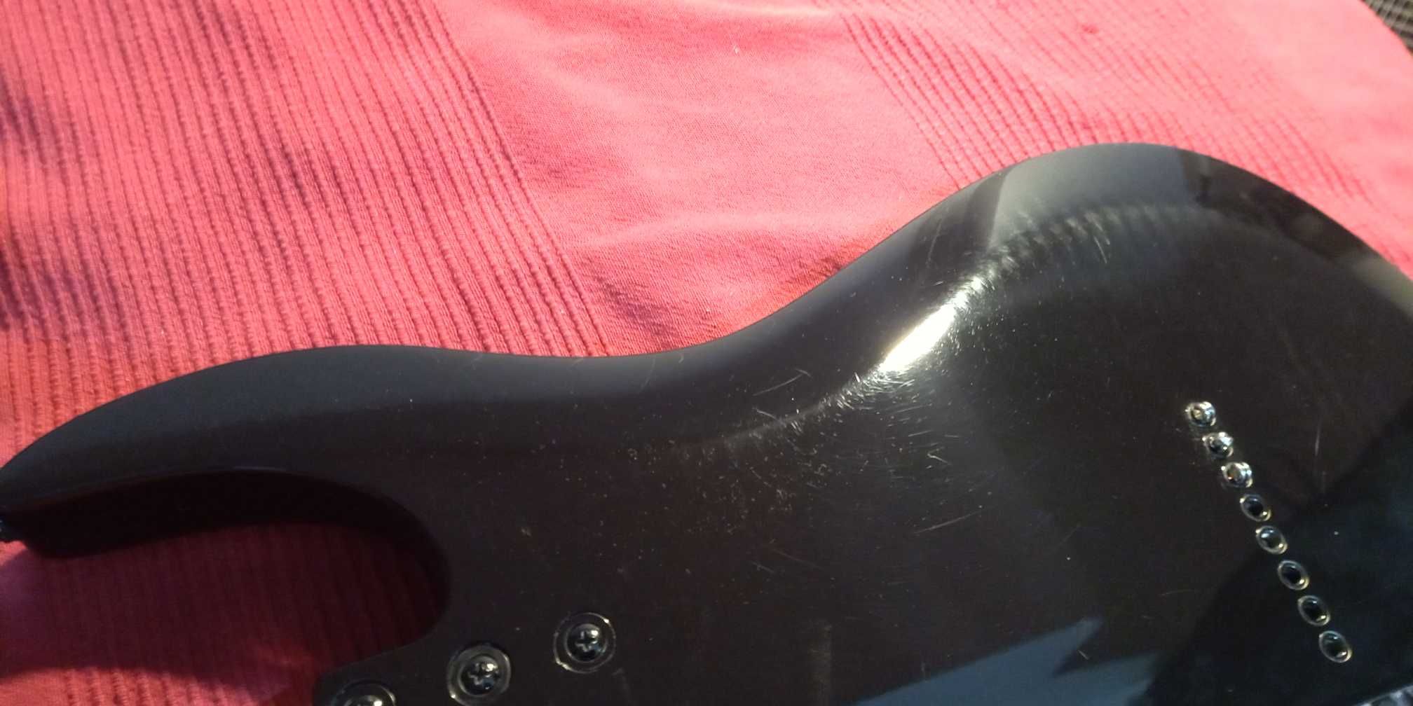 Gitara elektryczna 8-strunowa Harley Benton R 458 BK Progressiv Series
