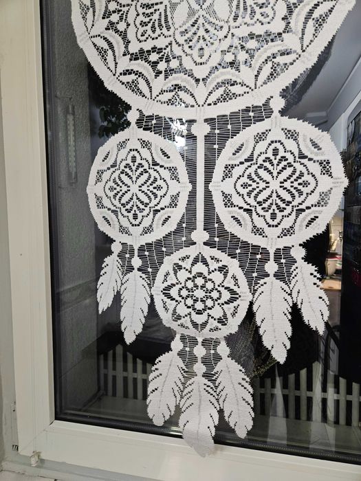 Dwa panele okienne 45 x 130 cm łapacz snów dekoracja okno 2 sztuki