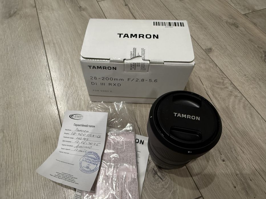 Tamron 28-200mm f/2.8-5.6 Di III RXD For Sony