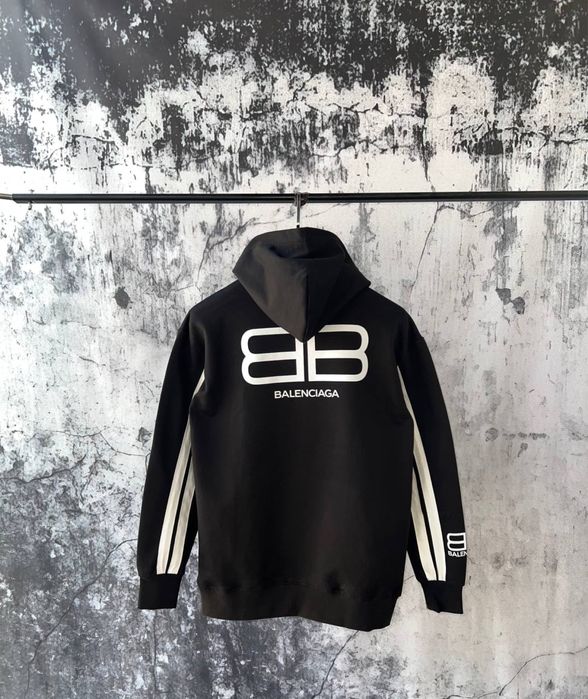 BALENCIAGA худи мужское оверсайз унисекс черное