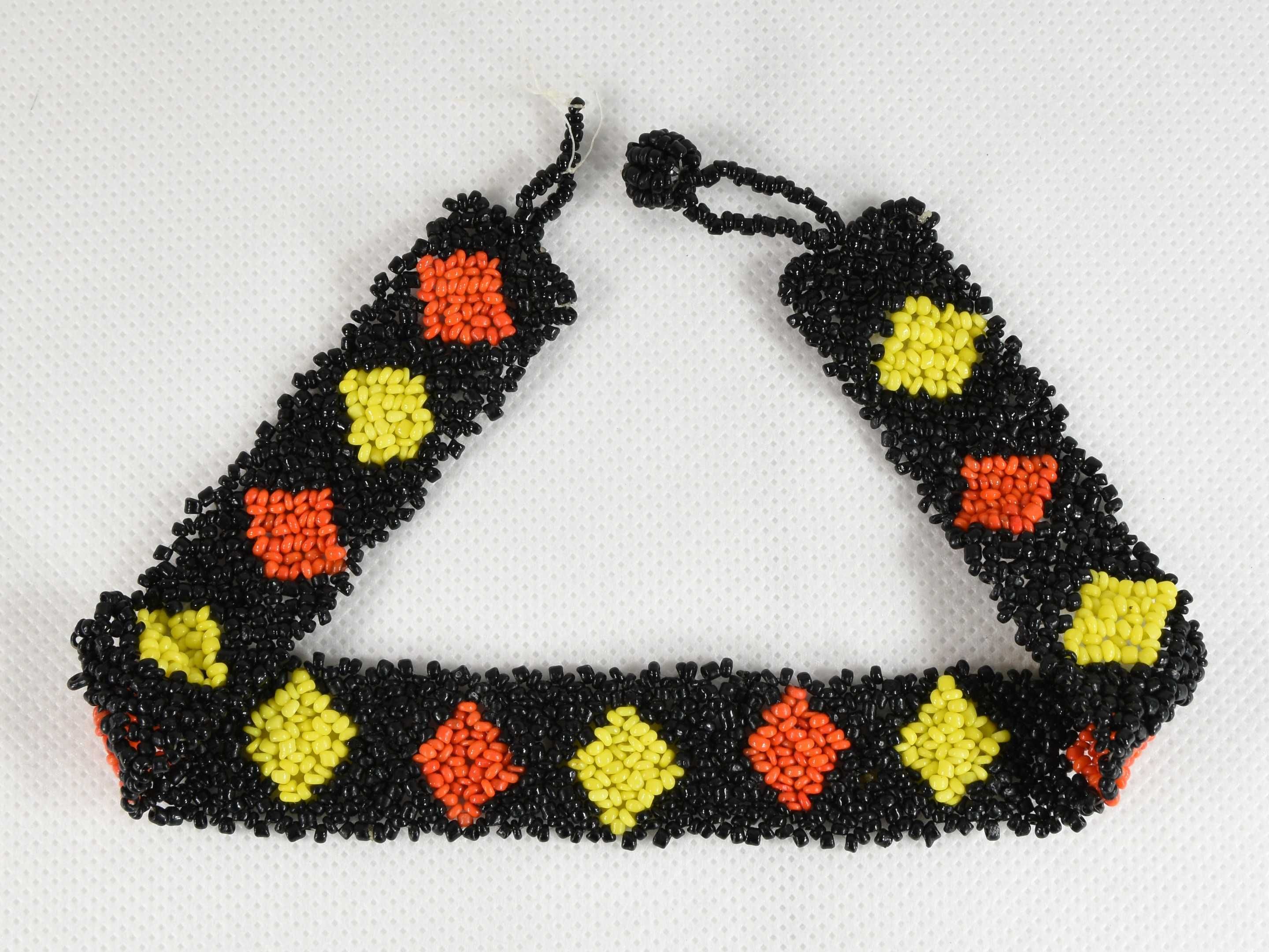Choker na szyję z koralików