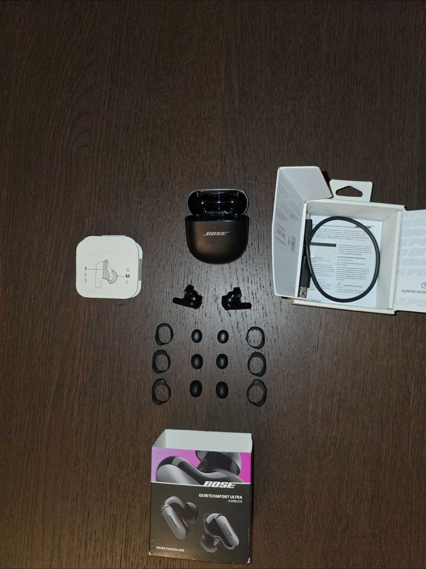 Bose QuietComfort Ultra Earbuds - Impecáveis c/ Caixa e acessórios