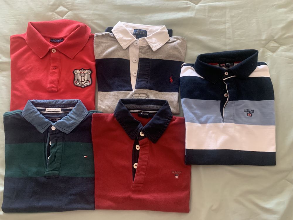 Polos Gant/ Tommy/ Ralph Lauren/ Porches