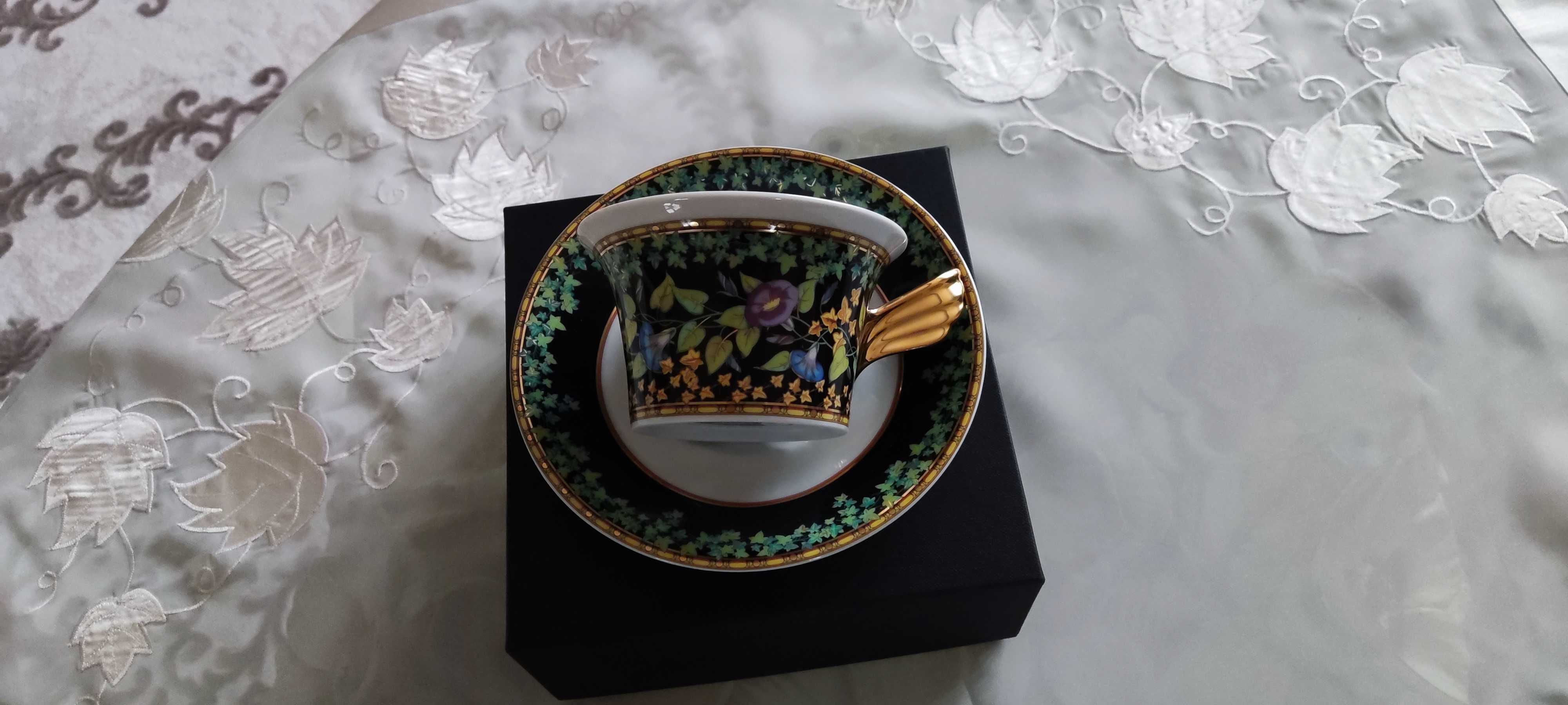 Versace - Filiżanka do herbaty Gold Ivy- edycja limitowana nowa