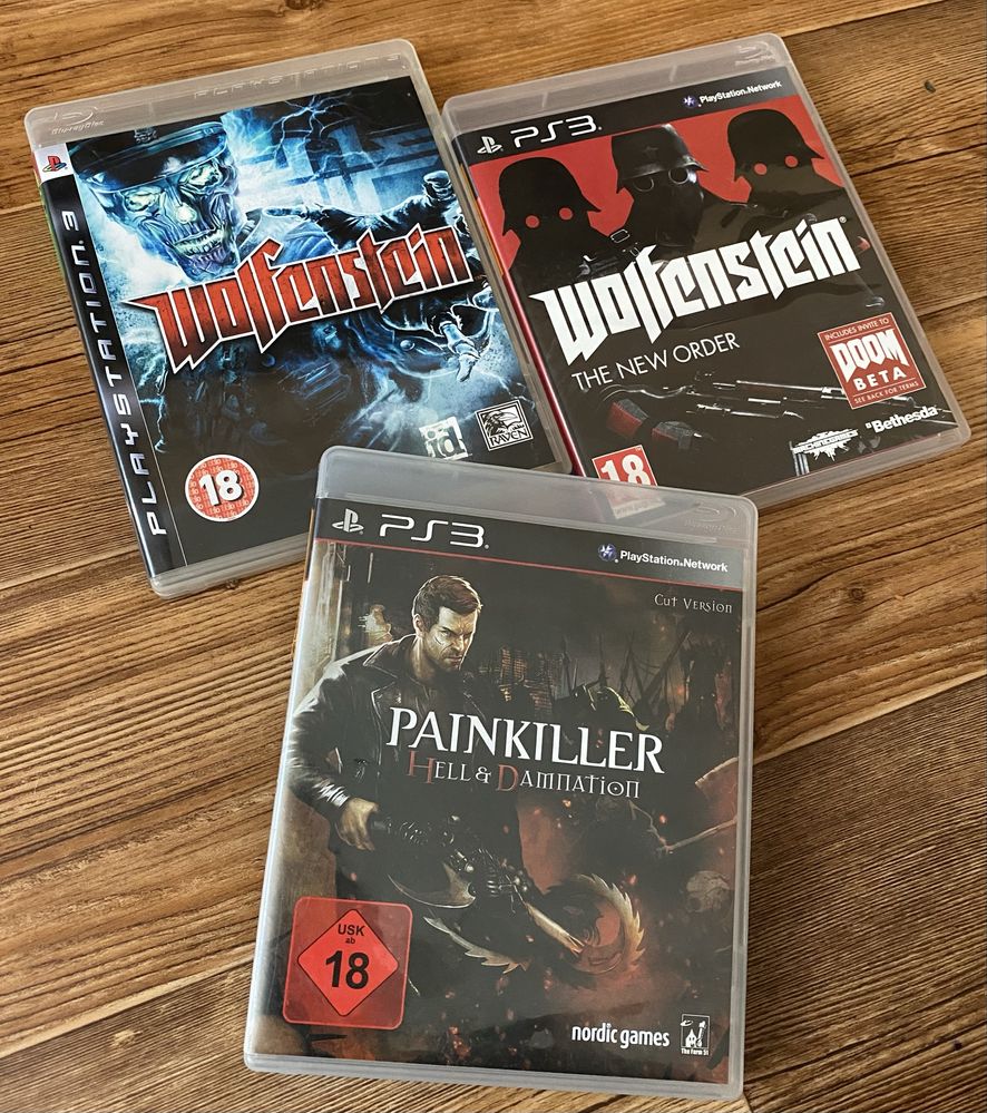 Sony PS3: GTA5, Tomb Raider, God of War, Ratchet and Clank, Painkiller