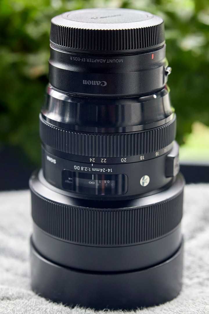 Sigma 14-24mm f/2.8 DG HSM Art Canon EF + Canon Mount Adapter