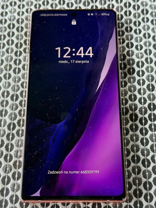 Samsung Note 20 5G ze smartwatch Samsung Galaxy Watch 46