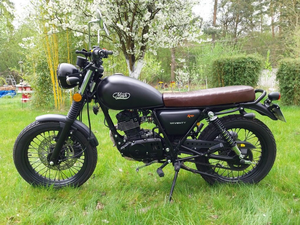 Mash Seventy 125 Cafe Racer 2023 niski przebieg Scrambler rej PL kat B