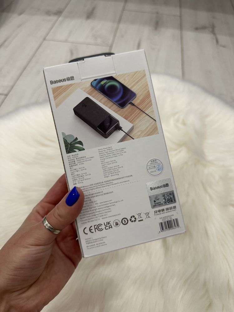 Power bank повер банк Baseus 20000 mAh