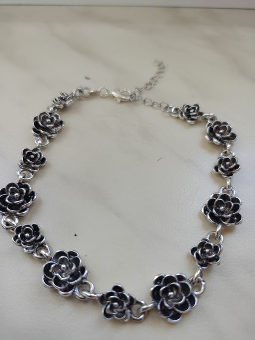 Unikatowa bransoletka róże 22cm