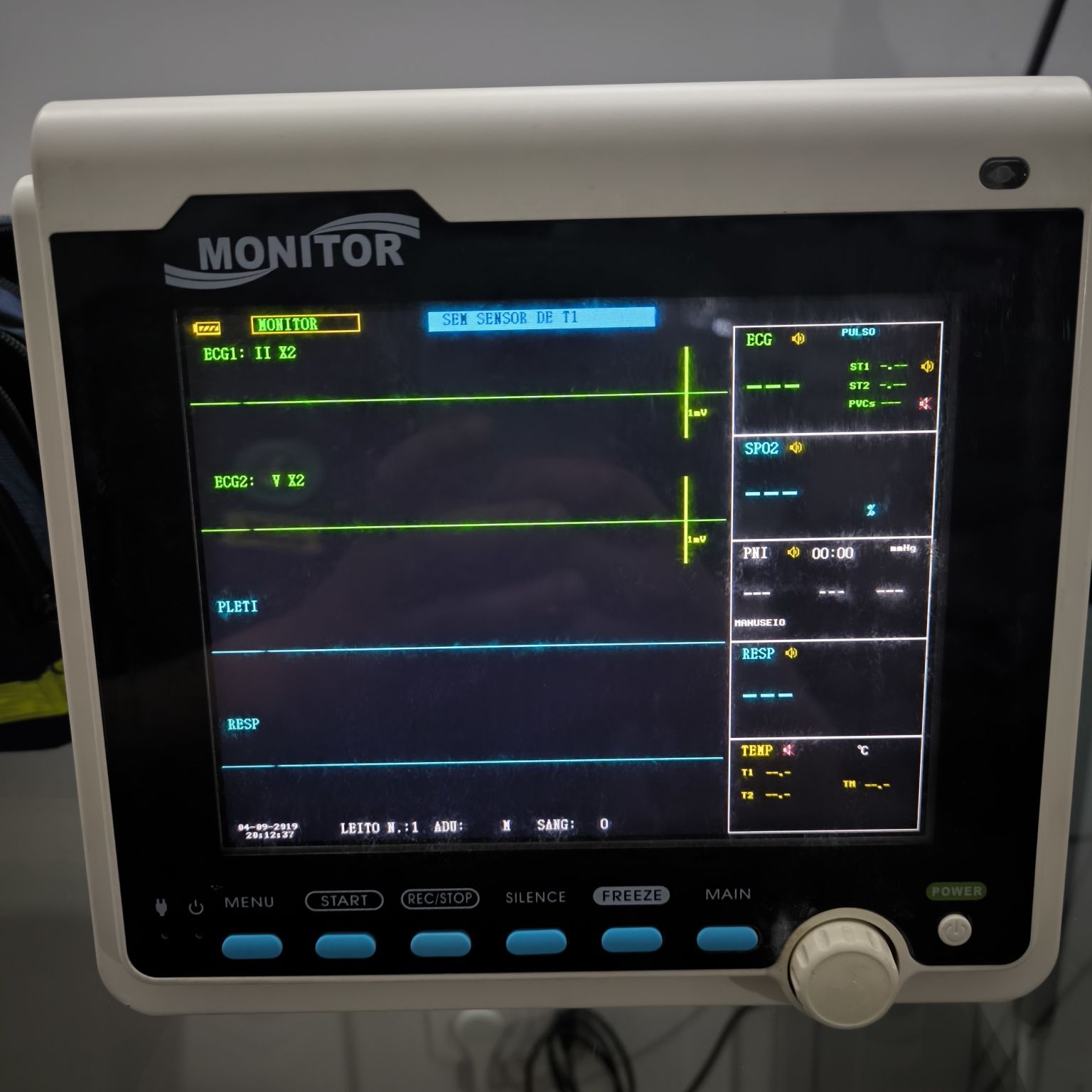 Monitor Sinais Vitais Multiparâmetros Contec