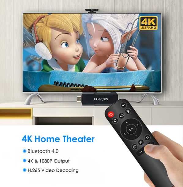 Android TV Box - SMART TV - Android 11 - WiFi - MX10 F2 - NOWY