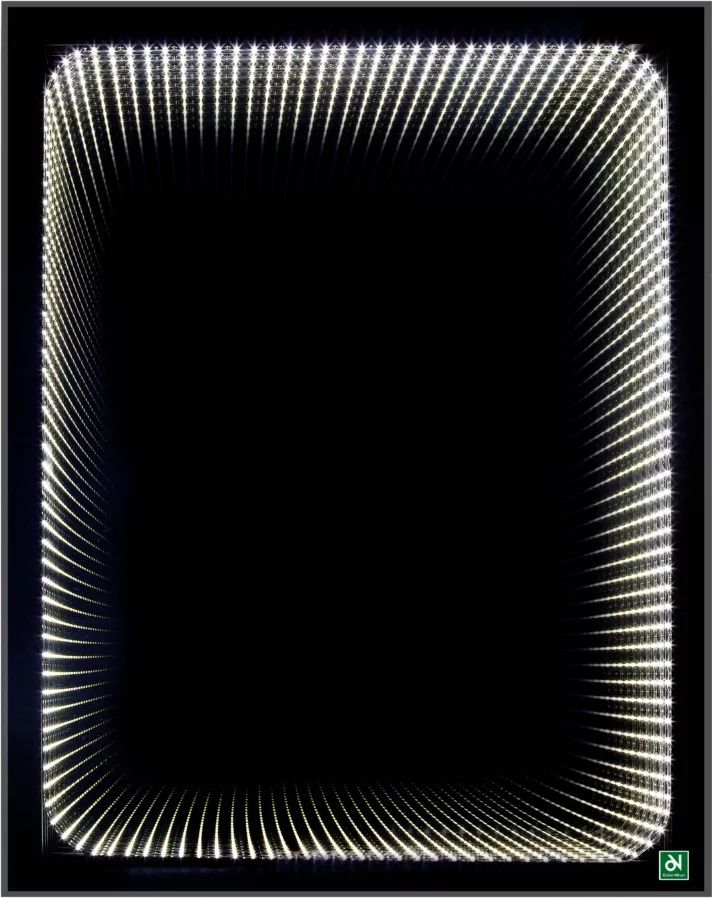 Lustro Wenecja z oświetleniem LED 79×65 cm