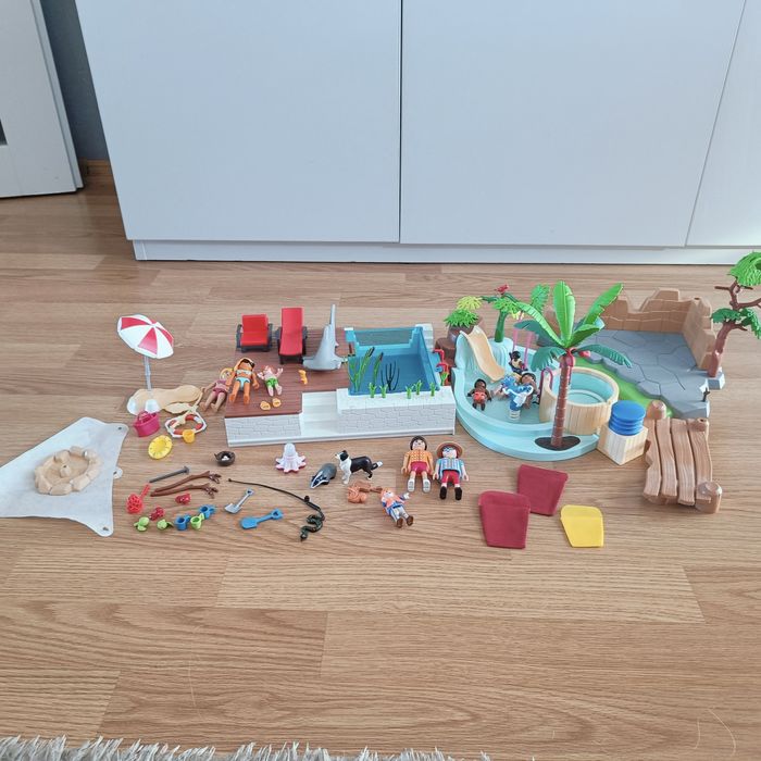 Playmobil 3 zestawy basen jacuzzi