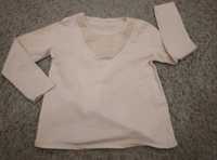 Zara - bluzka koszulka łososiowa r. 122 BDB