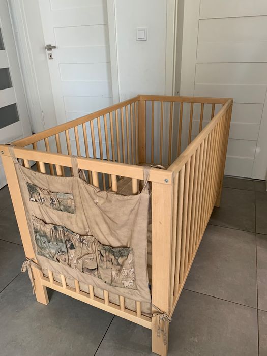 Łóżeczko dziecięce IKEA 120 60 makaszka