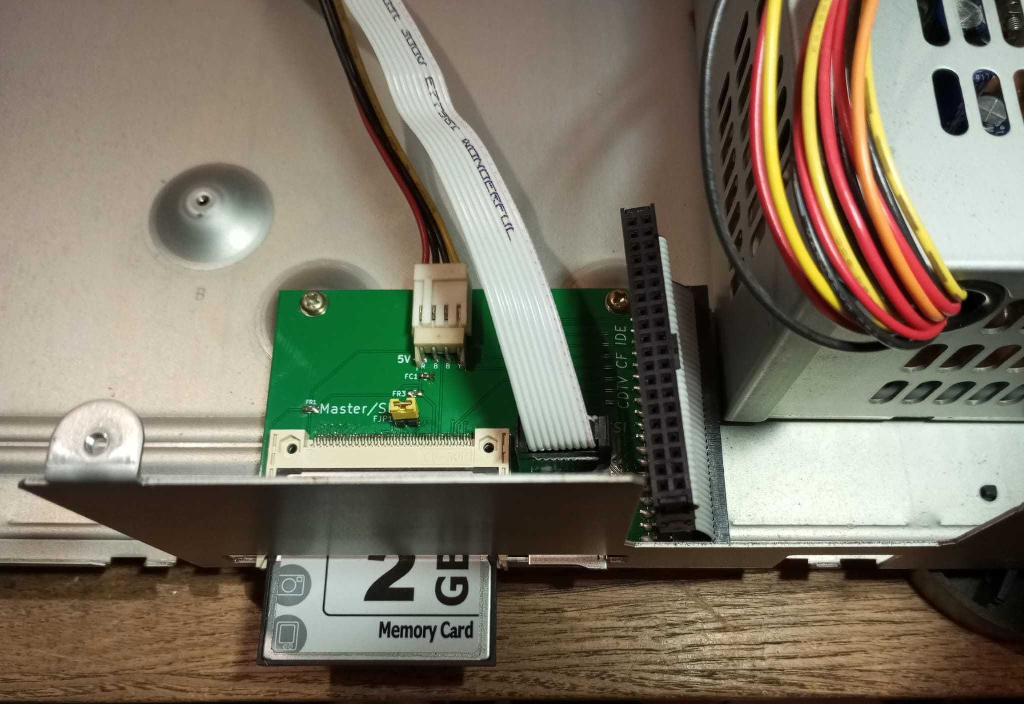AMIGA CDTV front adapter microSD BluePill SCSI +CF 50p IDE HDD +taśmy