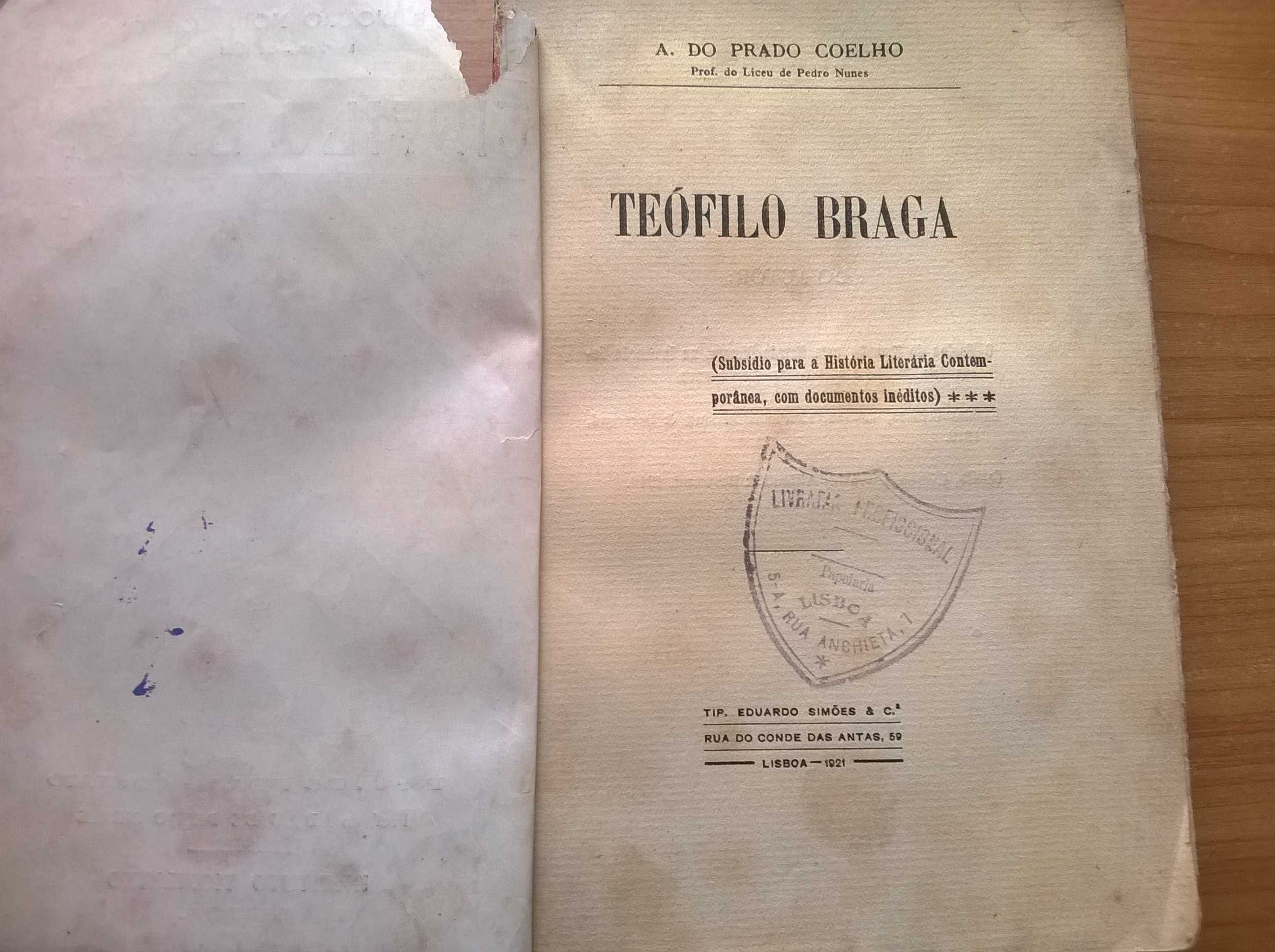 Teófilo Braga - A. do Prado Coelho