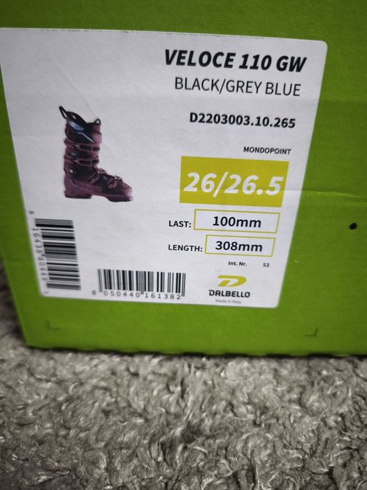 Buty narciarskie Dalbello Veloce 110 GW 26-26,5 Eu 41