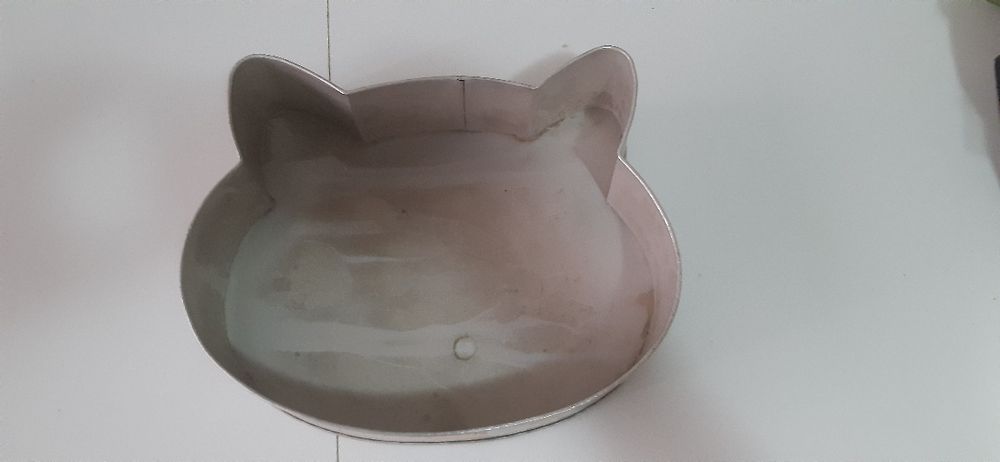 Forma para bolos em forma de gato