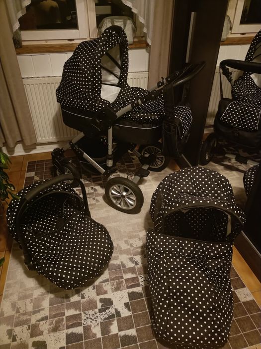 Wózek Dziecięcy 3w1 Gondola, Spacerówka,Nosidełko.