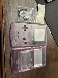 Obudowa Game Boy Color Purple Przezroczysta