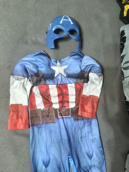 Новорічний карнавальний костюм для хлопчика капітан Америка