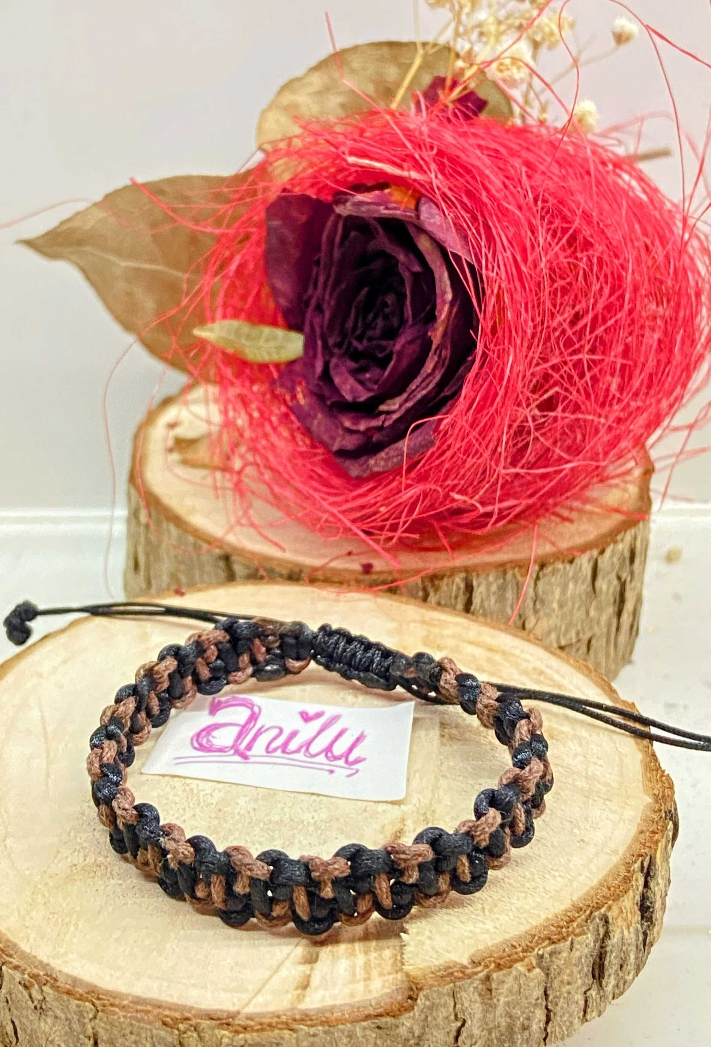 Bransoletka handmade 10 MĘSKA