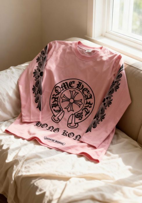 Лонгслив Chrome Hearts (Oversize) — Gothic Streetwear с бирками