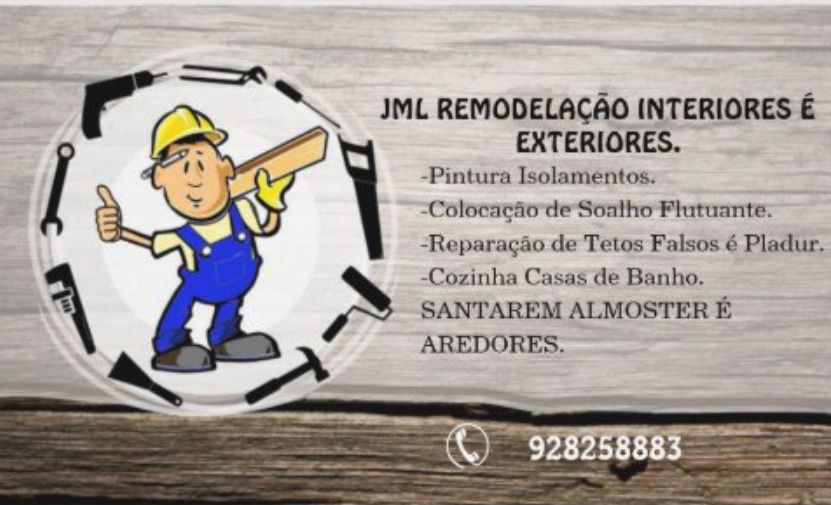 Remodelação obras trabalho indiferenciados.