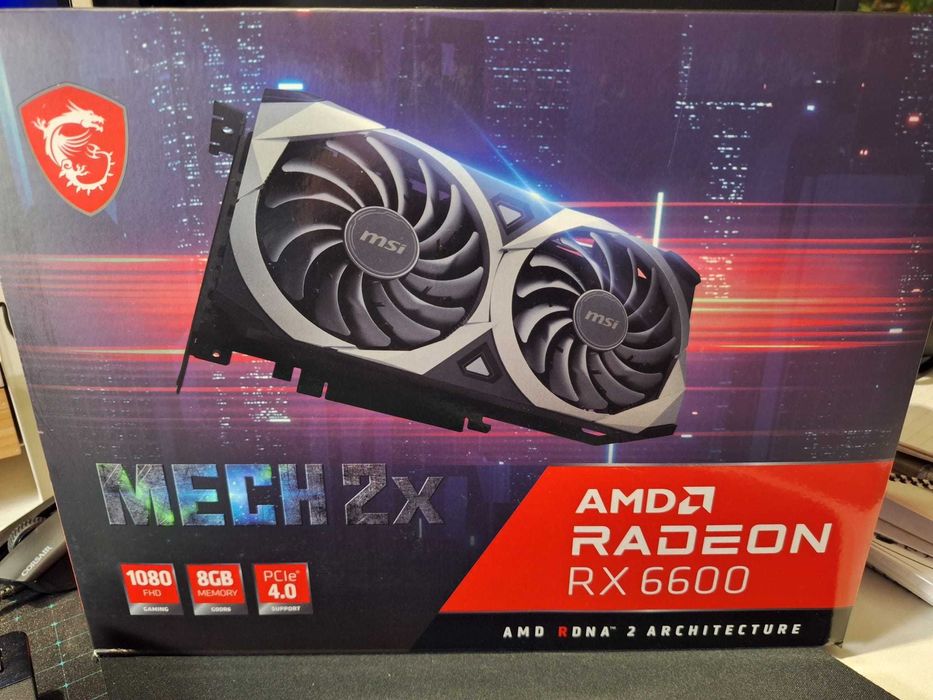 MSI Radeon RX6600 8GB GDDR6
