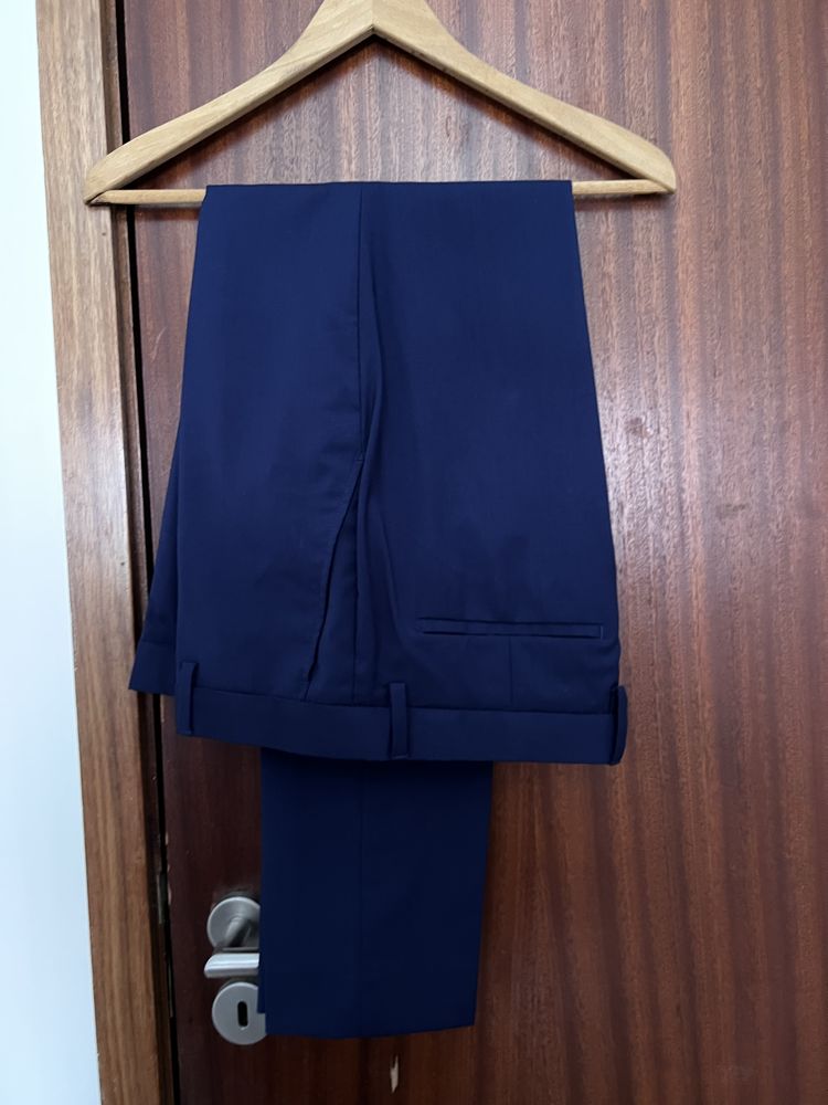 Fato masculino Skinny Fit Azul escuro
