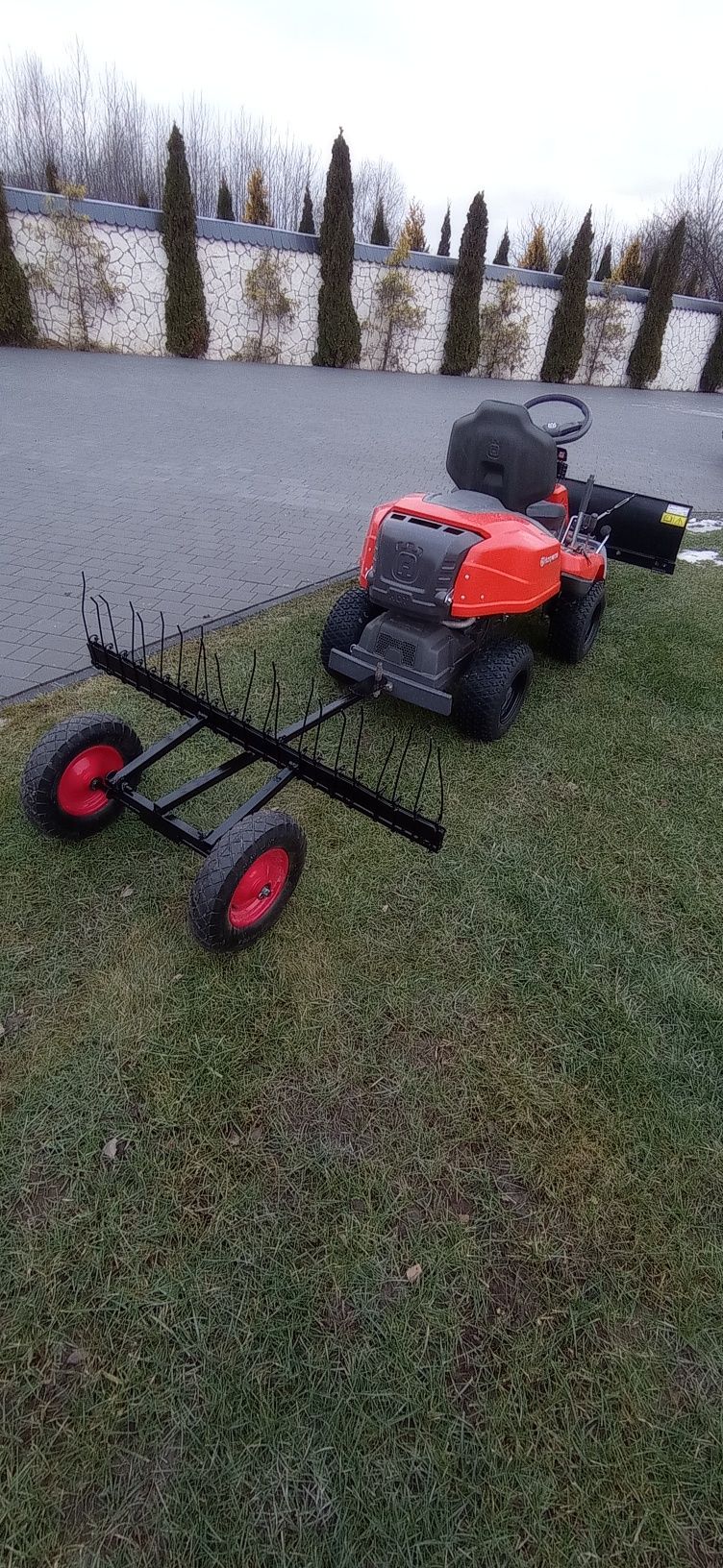 Wertykulator / aerator / brona do trawy ,liści gałęzi