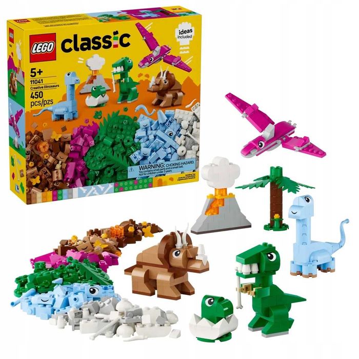 Klocki Lego Classic 11041 Kreatywne Dinozaury Tyranozaur prezent mix